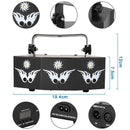 Stage Laser Light 9-EYE LED DMX RGB Strobe Scan Projector DJ Disco Party Lamp AU