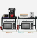 Microwave Shelf Kitchen Organiser Oven Rack Stand Storage Metal Cabinet Shelving