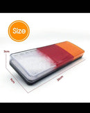 1 Pair Tail Lights Reverse 75LEDs Trailer Truck Utes Caravan Stop Indicator 12V