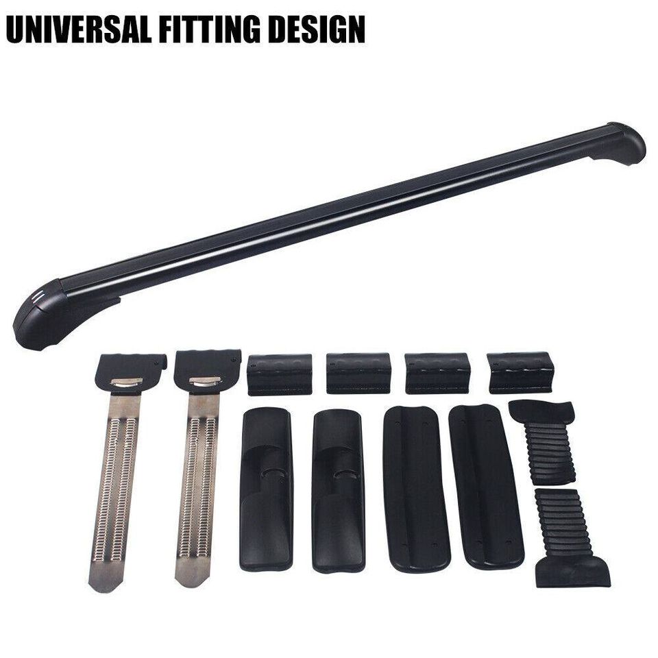 Universal Car Top Roof Rack Cross Bars Aluminum Alloy Aero Lockable 100CM AU