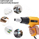 2000W Adjustable Electric Heat Gun Temperature Hot Air Heating Tool W/ 4 Nozzles