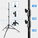Photograph Backdrop Stand Kit Screen 2.5X3M Heav-Duty Background Support Studio