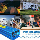 2500w 5000w pure sine wave power inverter voltage converter DC 12v to AC 240v AU