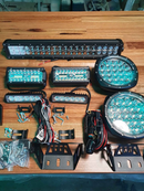 Led bars and spot lights