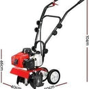 Petrol Tiller Cultivator, 88cc with 4 Folding Blades