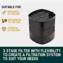 Aquarium External Canister Filter Aqua Fish Tank Pond Pump UV