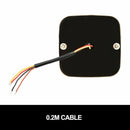 2x Square LED Trailer Tail Lights Stop Indicator Lamp Number Plate Light