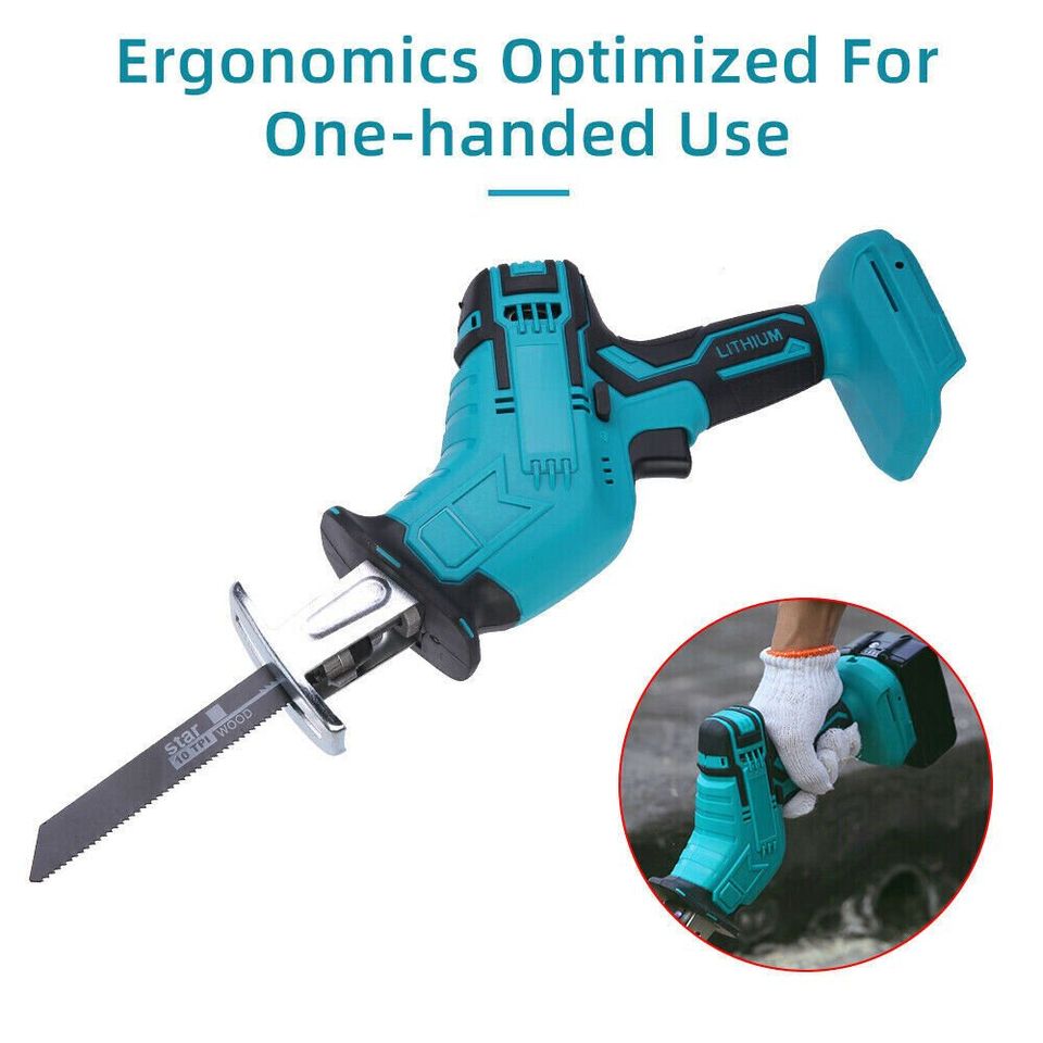 Cordless Reciprocating Saw 3000Rpm Wood Metal Sabre Saw for Makita
