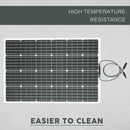 12V 250W Flexible Solar Panel Mono Caravan 10A Controller Camping Battery Charge