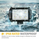 4X 4inch LED Work Lights 12V Driving Strip Flood Beam Light Bar SUV Offroad