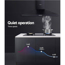 Range Hood Rangehood 900mm 90cm Kitchen Canopy LED Light Black