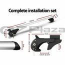 Universal Car Roof Racks Pod Cross Bars Aluminium Adjustable 108cm Sliver