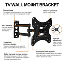 Full Motion TV Wall Mount Bracket Swivel Tilt 32 37 42 40 50 52 55 Inch LED LCD