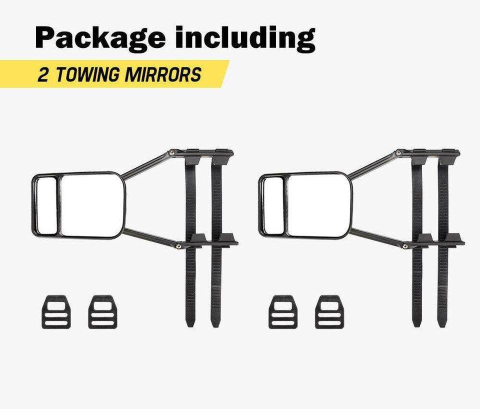 2 pcs universal towing mirror