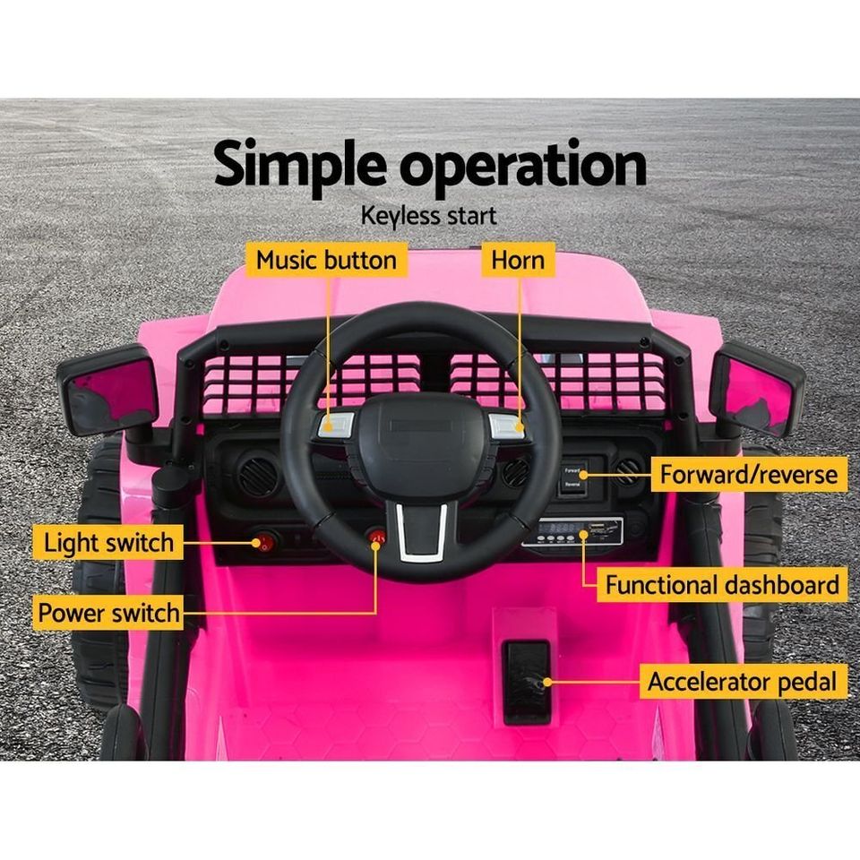 Kids Ride on Car Electric 12V Car Toys Jeep Battery Remote Control Toys