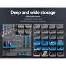 44 Storage Bin Rack Wall Mounted Tools Parts Garage Shelving Organiser