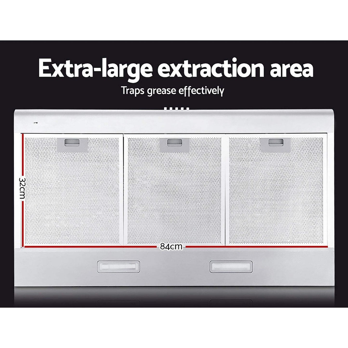 900mm Range Hood 90cm Rangehood Stainless Steel