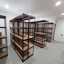 1.2M Metal & MDF Board Warehouse Racking Storage Garage Shelving Rack Shelves