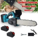 ✅10'' Cordless Electric Wood Cutting Saw Cutter Chain saw For Makita 18V Battery