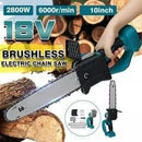 ✅10'' Cordless Electric Wood Cutting Saw Cutter Chain saw For Makita 18V Battery