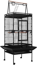 Large Bird & Pet Aviary Cage on Wheels, 81 × 76 × 173 cm