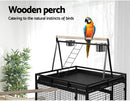 Large Bird & Pet Aviary Cage on Wheels, 81 × 76 × 173 cm