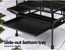 Large Bird & Pet Aviary Cage on Wheels, 81 × 76 × 173 cm