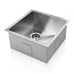 Kitchen Sink Basin Stainless Steel Under/Top Mount Single DoubleBowl