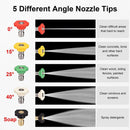 5000PSI High Pressure Washer Gun Adjustable Nozzle Water Spray Car Cleaning Tool
