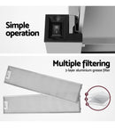 ✅900mm Slide Out Range Hood – Stainless Steel Kitchen Canopy