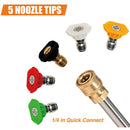 5000PSI High Pressure Washer Gun Adjustable Nozzle Water Spray Car Cleaning Tool