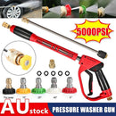 5000PSI High Pressure Washer Gun Adjustable Nozzle Water Spray Car Cleaning Tool