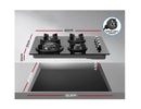 ✅Devanti 60cm 4 Burner Gas Cooktop
