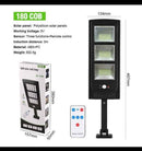 LED Split Solar Flood Light Street Light with Motion Sensor & Remote Outdoor