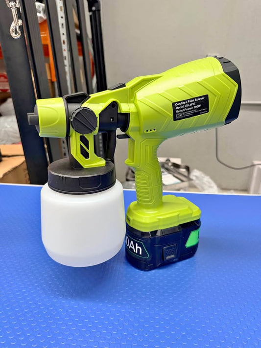 Cordless Paint Sprayer – Compatible with Ryobi Batteries