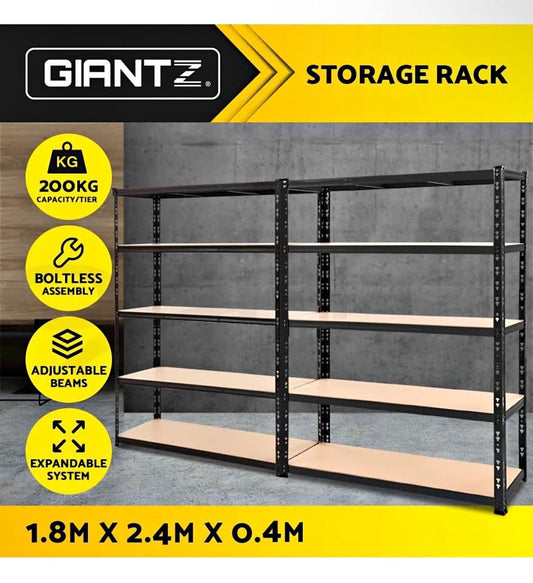 2x1.2m shelving for garage new
