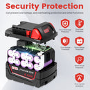 2Pack 18V 8.0Ah Lithium Battery for Milwaukee for M[hidden information] Extended W/Led