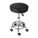 Salon Stool Hairdressing Chair PU Barber Equipment Beauty Swivel Hydraulic Lift