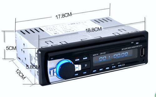 Bluetooth In-dash Radio Stereo Head Unit Player MP3/USB/SD/AUX