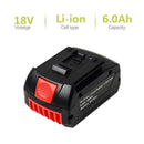 2X for Bosch Professional GBA 18V 6.0Ah Lithium-Ion Battery BAT609 BAT620 BAT610