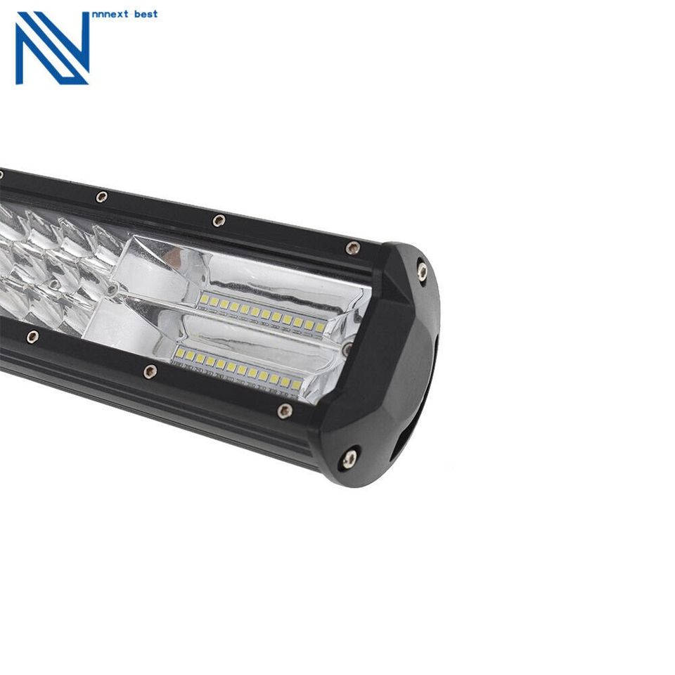 20“ 248000LM LED Light Bar & 23 Inch Black Number Plate Frame & Wiring Kit AU
