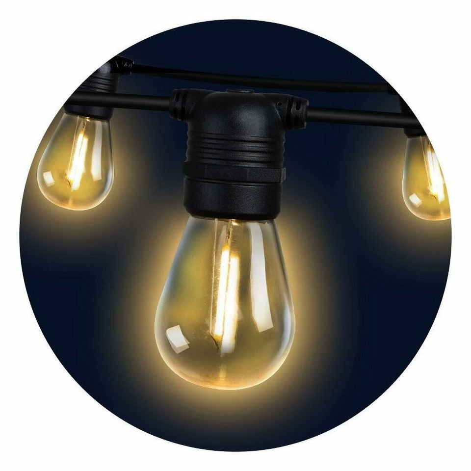 10m 10 bulb Festoon Lights String Wedding Party