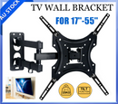 Full Motion TV Wall Mount Bracket Swivel Tilt 17 32 37 40 42 50 52 55 in LED LCD
