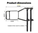 2x Towing Mirrors Clip Universal Multi Trailer Caravan Car Truck Vehicle 4WD