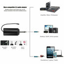 2PCS UHF Wireless Handheld Microphone System with Rechargeable Receiver Karaoke
