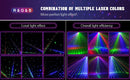 Stage Laser Light 9-EYE LED DMX RGB Strobe Scan Projector DJ Disco Party Lamp AU