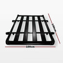 1.4M Aluminium Alloy Car 4WD 4X4 Roof Rack Basket Cargo Luggage Carrier Box Bar