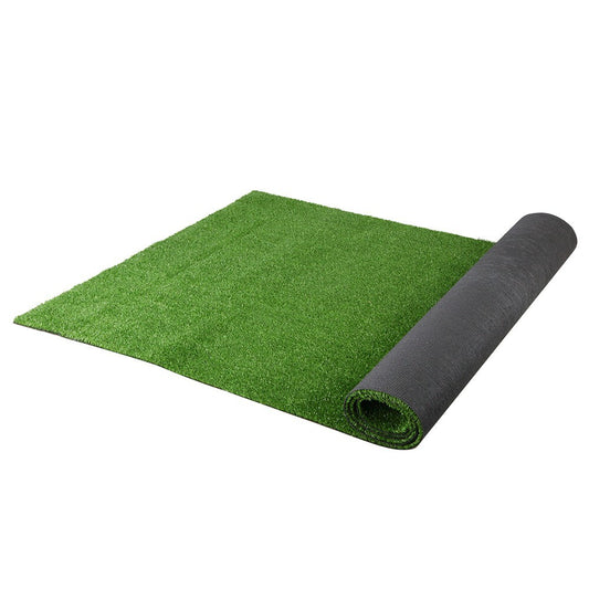 Synthetic Artificial Grass Fake Lawn Turf 2mx5m Plant Mat Olive 10mm