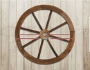 Large Wooden Wagon Wheel Rustic Outdoor Indoor Ornaments Garden Decor