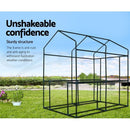 Greenfingers Greenhouse Garden Shed Walk in Green House 1.9X1.2M Storage Plant